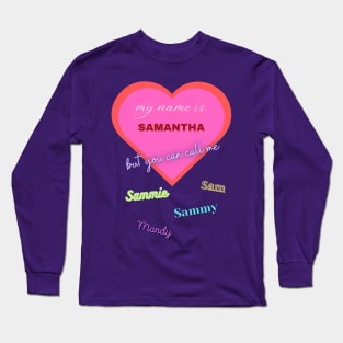 Samantha Long Sleeve T-Shirt